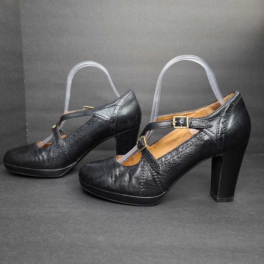 Clark's Indigo Mary Jane Heels